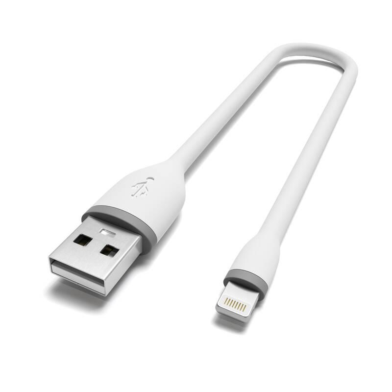 Kabel Satechi USB Lightning MFi, 25 cm bílý