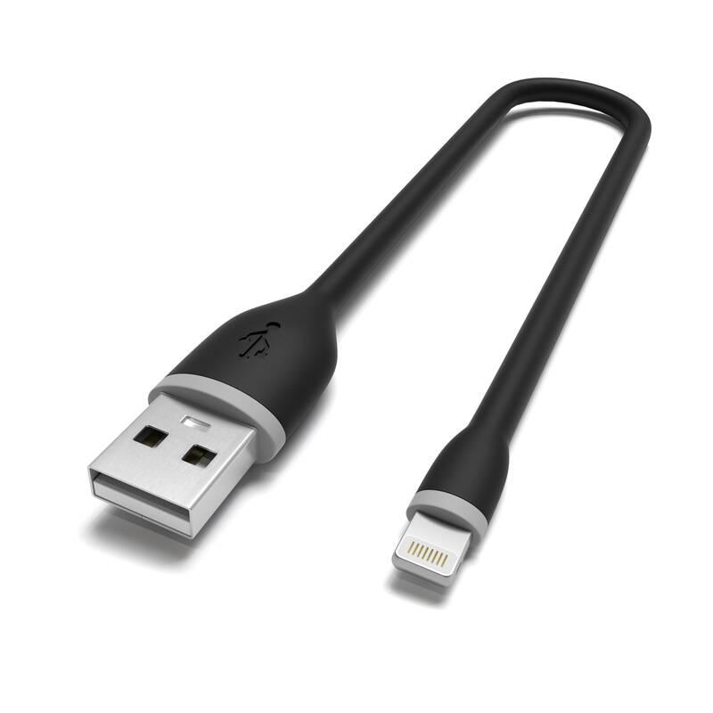 Kabel Satechi USB Lightning MFi, 25 cm černý