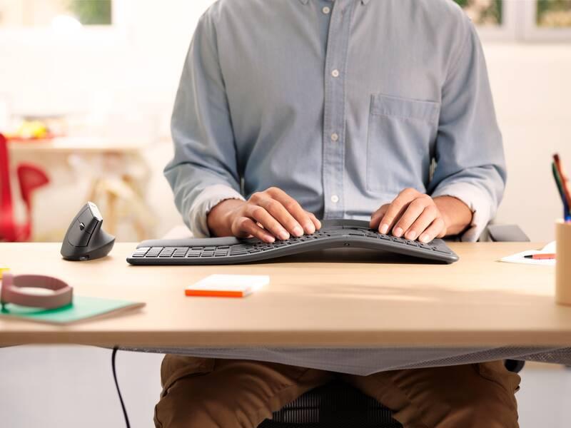 Klávesnice Logitech Wireless ERGO K860, US