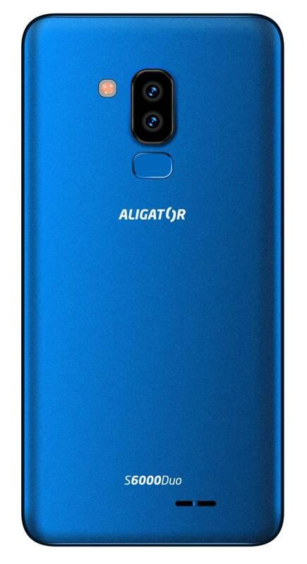 Mobilní telefon Aligator S6000 Senior modrý, Mobilní, telefon, Aligator, S6000, Senior, modrý