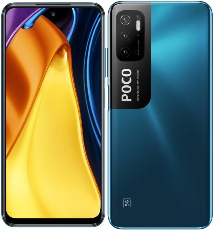 Mobilní telefon Poco M3 Pro 5G 64GB modrý, Mobilní, telefon, Poco, M3, Pro, 5G, 64GB, modrý