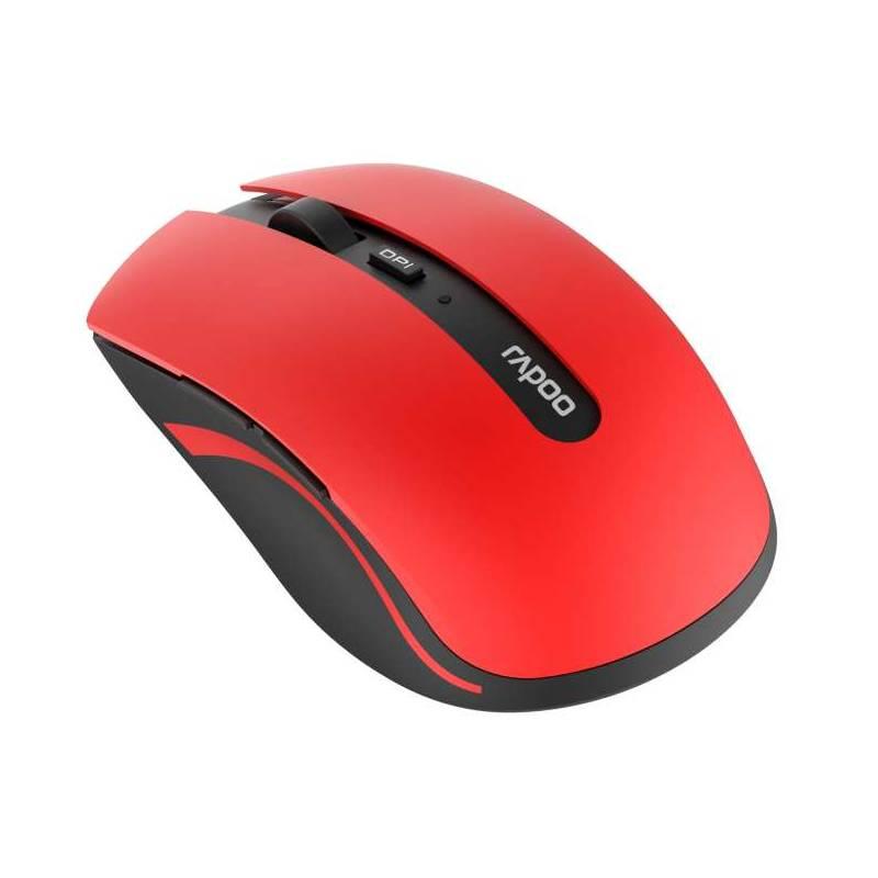 Myš Rapoo 7200M červená