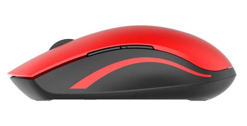 Myš Rapoo 7200M červená