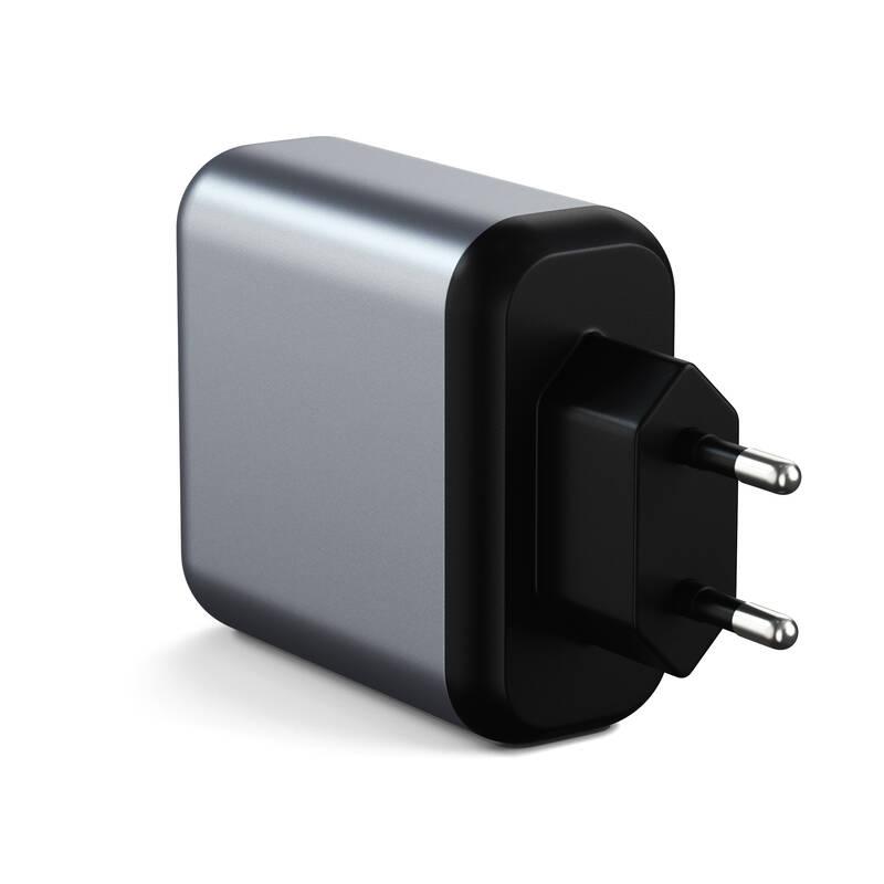 Nabíječka do sítě Satechi Dual-Port 1x USB, 1x USB-C PD 30W šedá, Nabíječka, do, sítě, Satechi, Dual-Port, 1x, USB, 1x, USB-C, PD, 30W, šedá