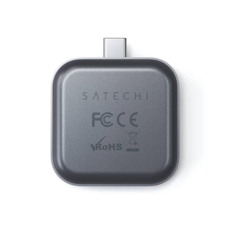 Nabíječka Satechi USB-C Magnetic Charging Dock pro Apple Watch šedá