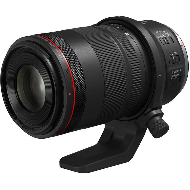 Objektiv Canon RF 100 mm f 2.8 L makro IS USM černý