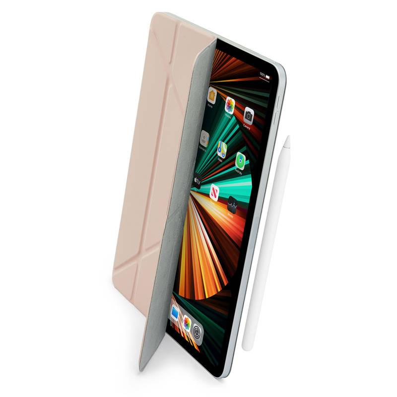 Pouzdro na tablet Pipetto Origami Folio na Apple iPad Pro 12,9“ růžové