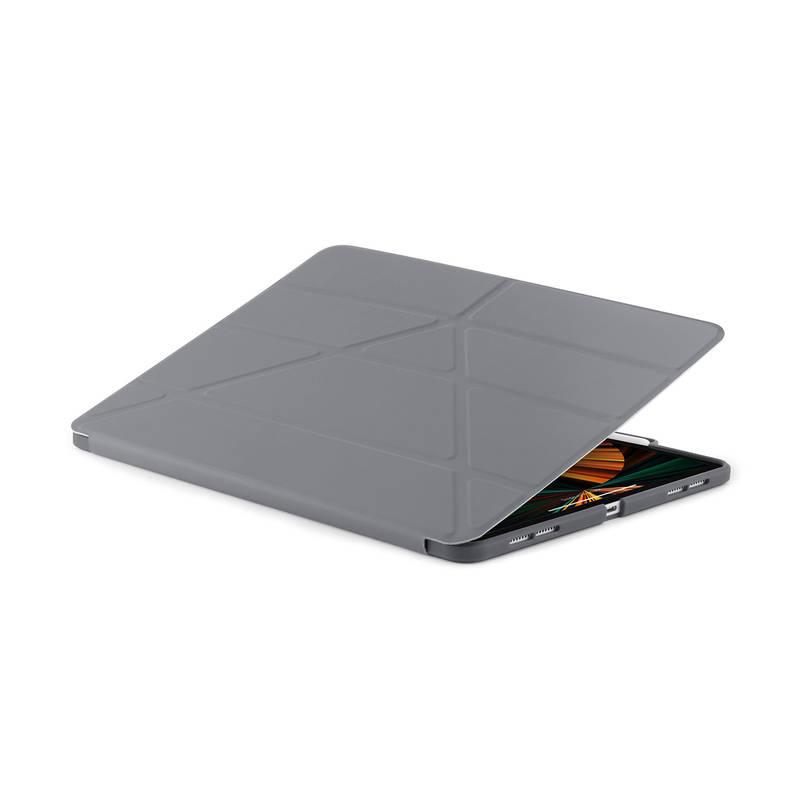 Pouzdro na tablet Pipetto Origami Penci na Apple iPad Pro 12,9“ šedé