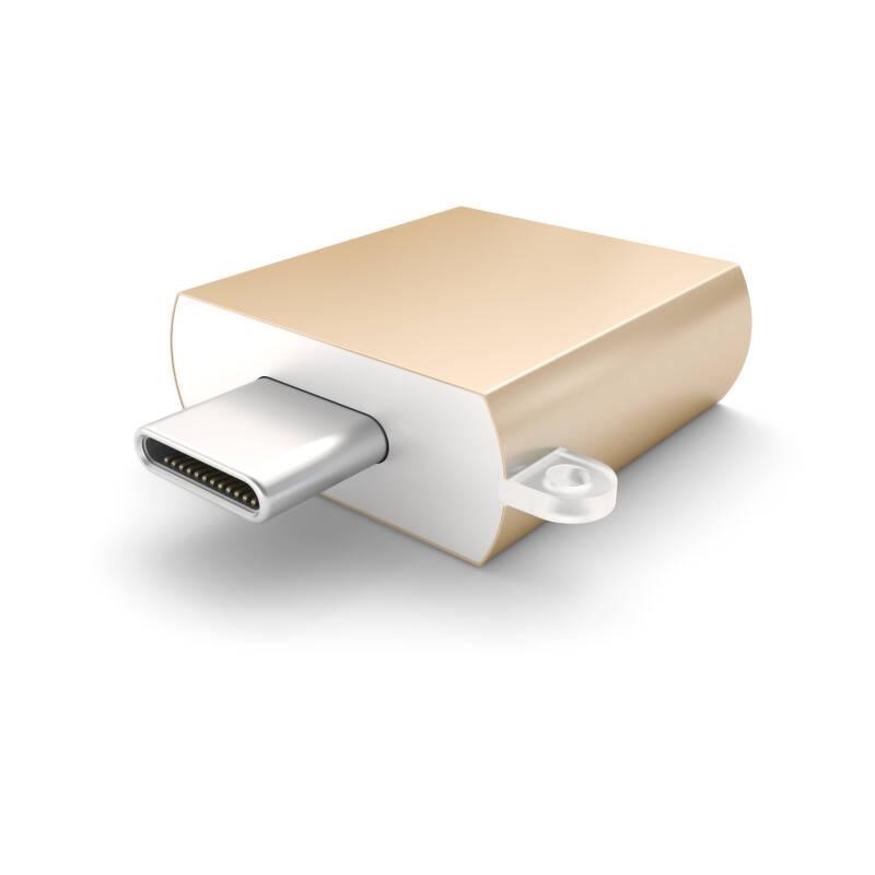 Redukce Satechi USB 3.0 USB-C zlatá