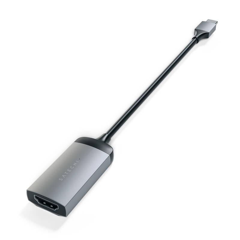 Redukce Satechi USB-C HDMI 4K šedá, Redukce, Satechi, USB-C, HDMI, 4K, šedá