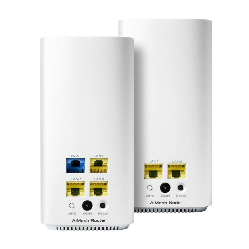 Router Asus ZenWiFi CD6 AC1500 - 2-pack bílý