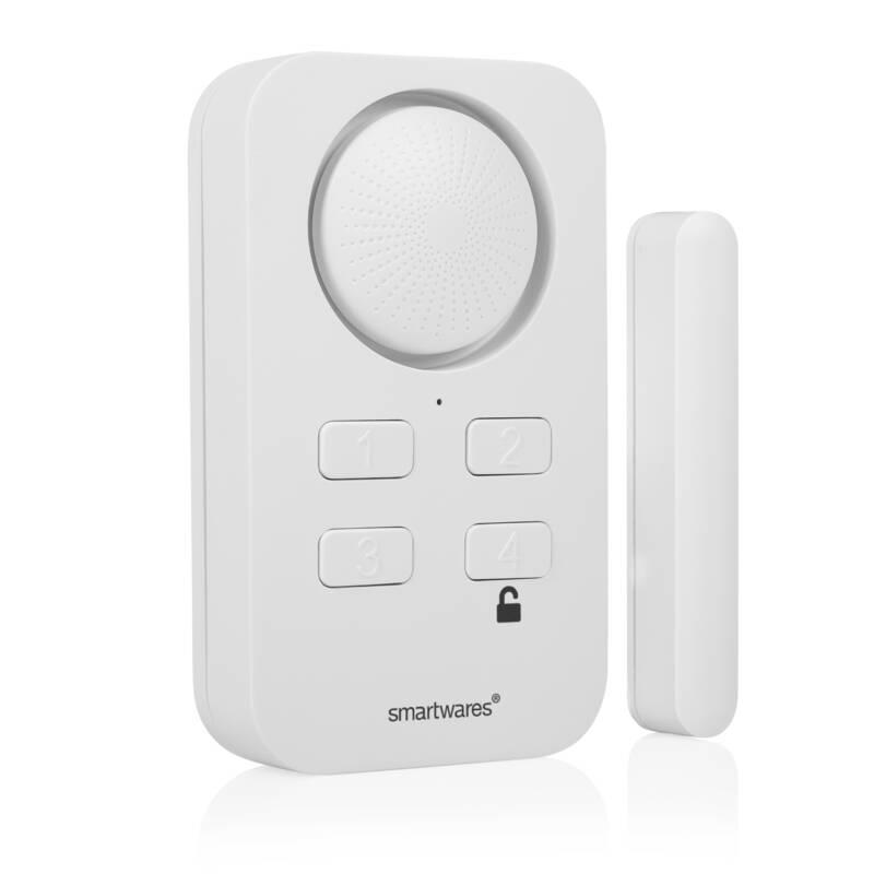 Senzor Smartwares dveřní okenní alarm SMA-40252 bílý