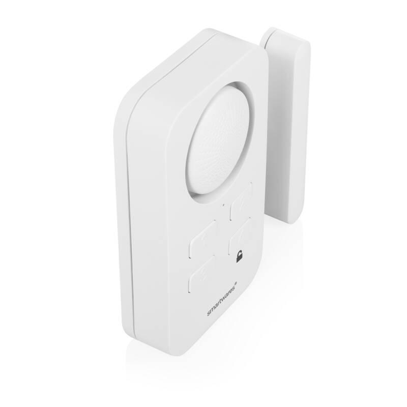 Senzor Smartwares dveřní okenní alarm SMA-40252 bílý, Senzor, Smartwares, dveřní, okenní, alarm, SMA-40252, bílý