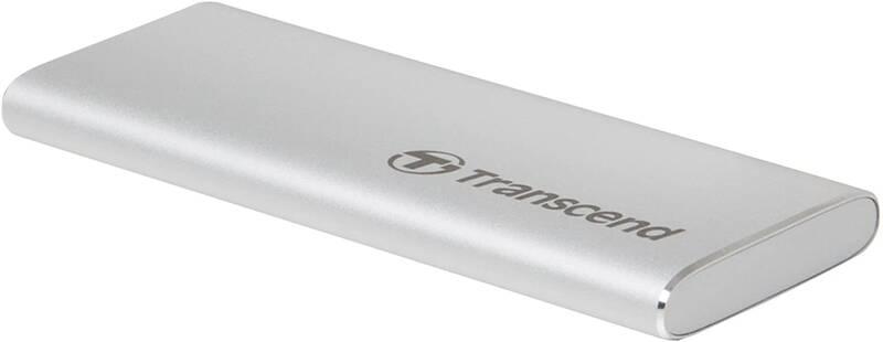 SSD externí Transcend ESD240C 120GB USB 3.1 Gen2 stříbrný