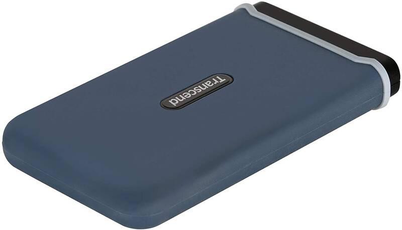 SSD externí Transcend ESD350C 480GB USB 3.1 Gen2 modrý
