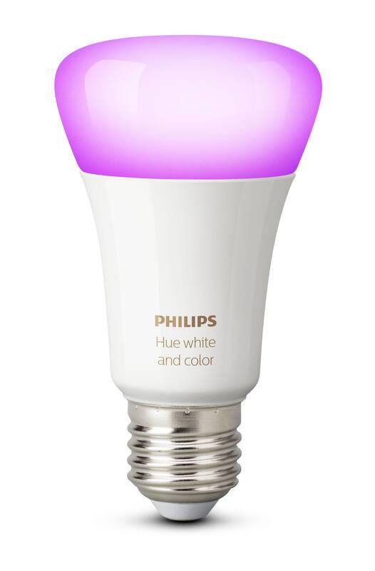 Startovací sada Philips Hue 9W, E27, White a Color Ambiance Bridge