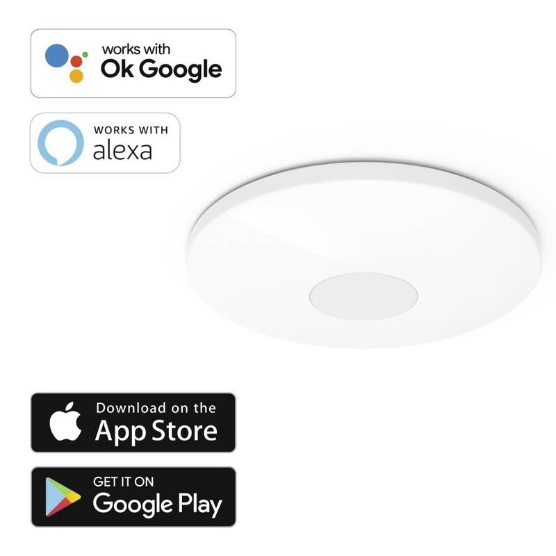 Stropní svítidlo Hama SMART WiFi, kulaté, průměr 50 cm, bílé