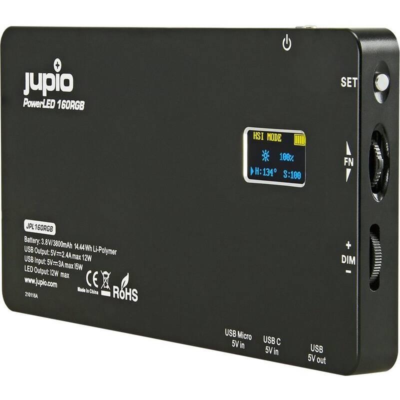 Světlo Jupio PowerLED 160 RGB s vestavěnou baterií, Světlo, Jupio, PowerLED, 160, RGB, s, vestavěnou, baterií