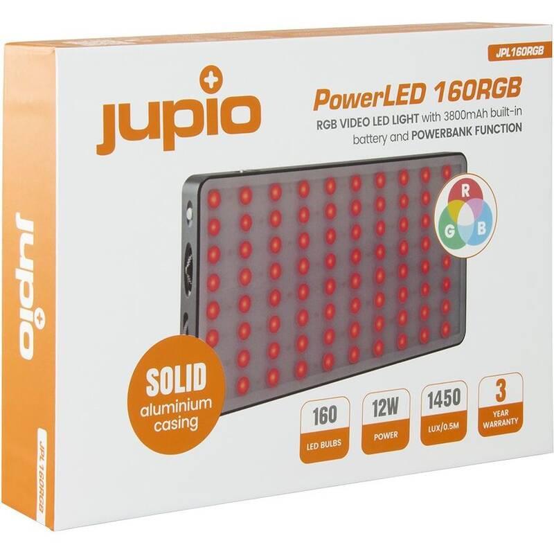 Světlo Jupio PowerLED 160 RGB s vestavěnou baterií, Světlo, Jupio, PowerLED, 160, RGB, s, vestavěnou, baterií