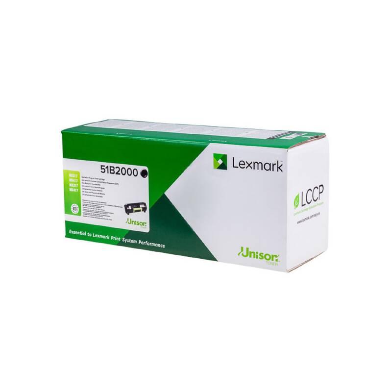 Toner Lexmark 51B2000, 2500 stran, pro MS317, MX317 černý