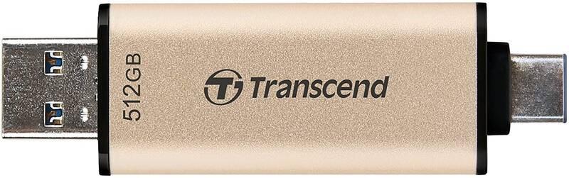 USB Flash Transcend JetFlash 930C 512GB zlatý, USB, Flash, Transcend, JetFlash, 930C, 512GB, zlatý