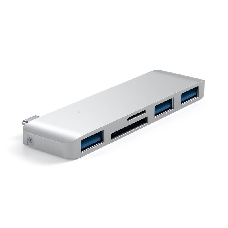 USB Hub Satechi USB-C Combo Hub stříbrný