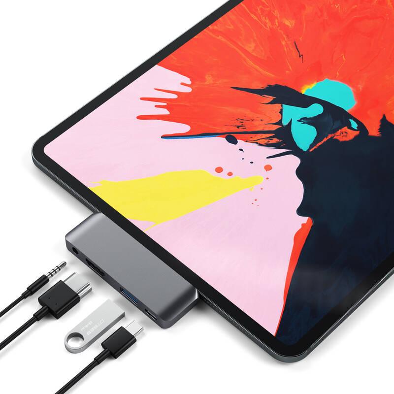 USB Hub Satechi USB-C Mobile Pro Hub šedý