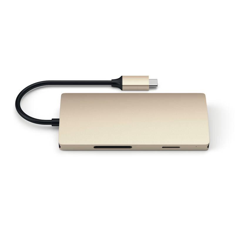 USB Hub Satechi USB-C Multi-Port Adapter zlatá