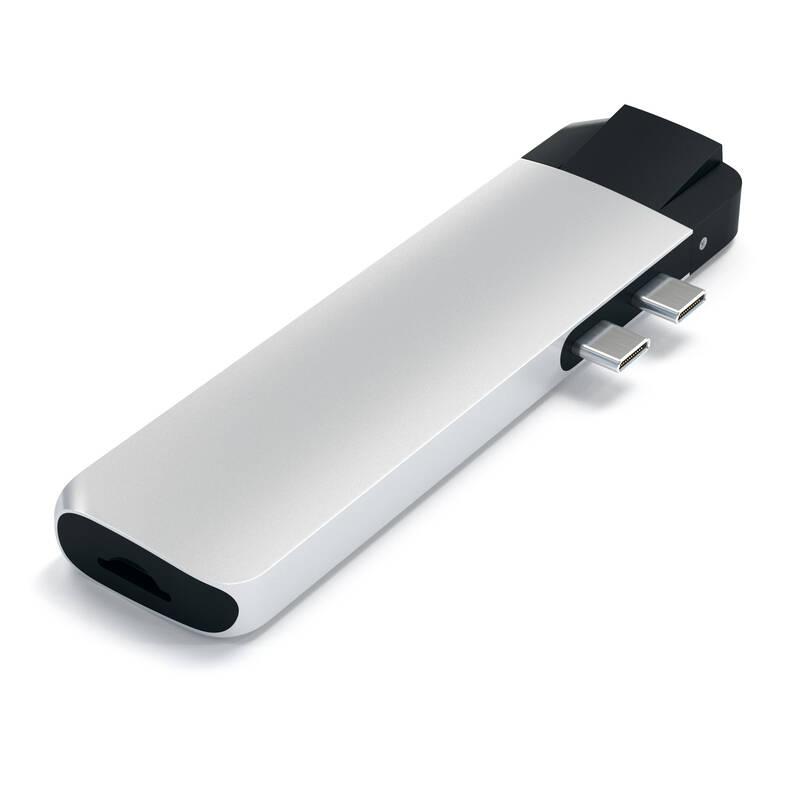 USB Hub Satechi USB-C PRO Hub stříbrný