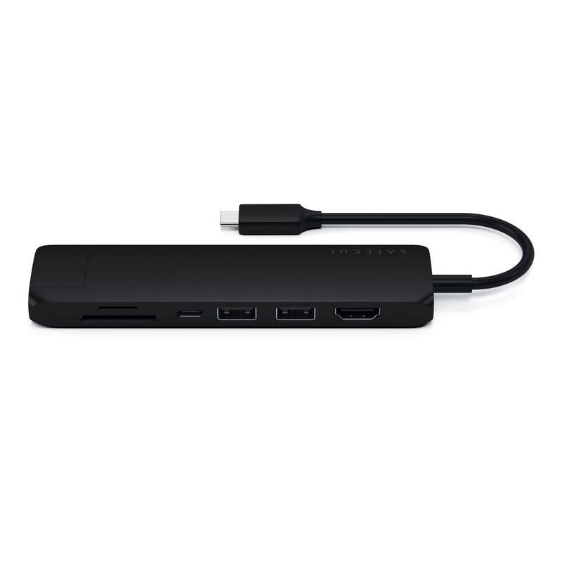 USB Hub Satechi USB-C Slim Multiport černý, USB, Hub, Satechi, USB-C, Slim, Multiport, černý