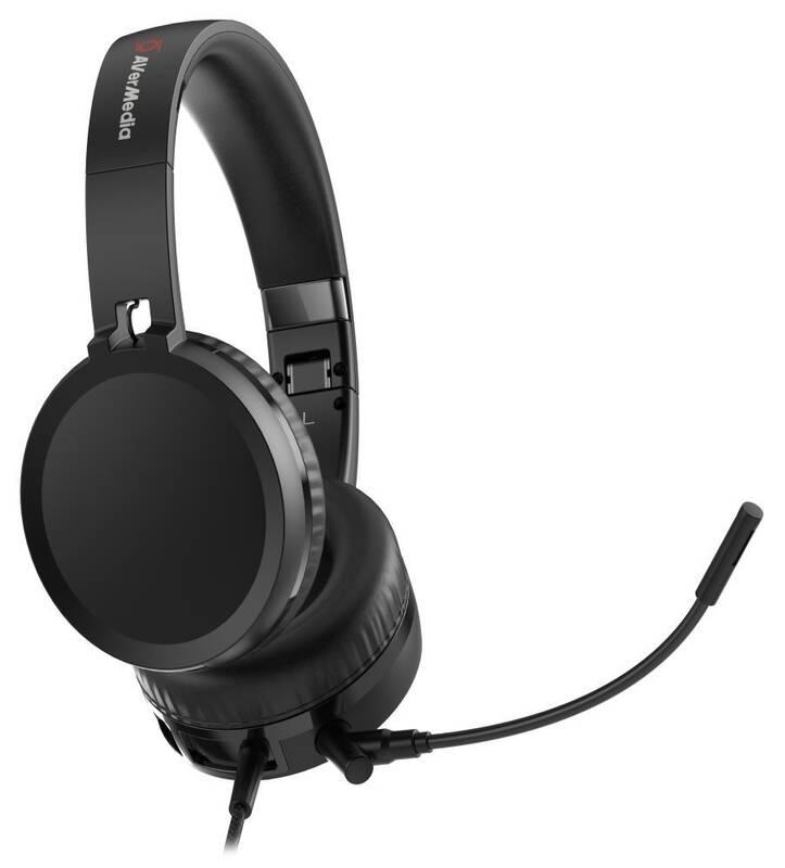 Webkamera AVerMedia BO317 headset černá