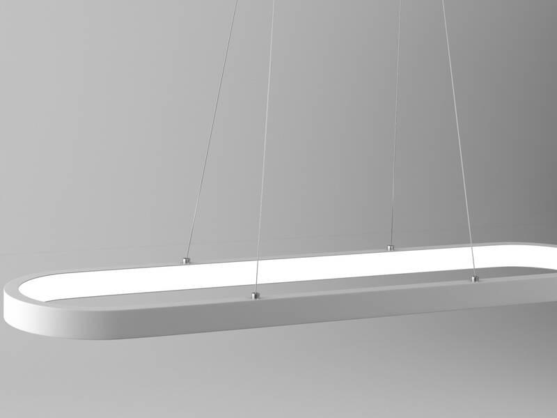 Závěsné svítidlo IMMAX NEO HIPODROMO SMART 120x30cm 42W Zigbee 3.0 bílé