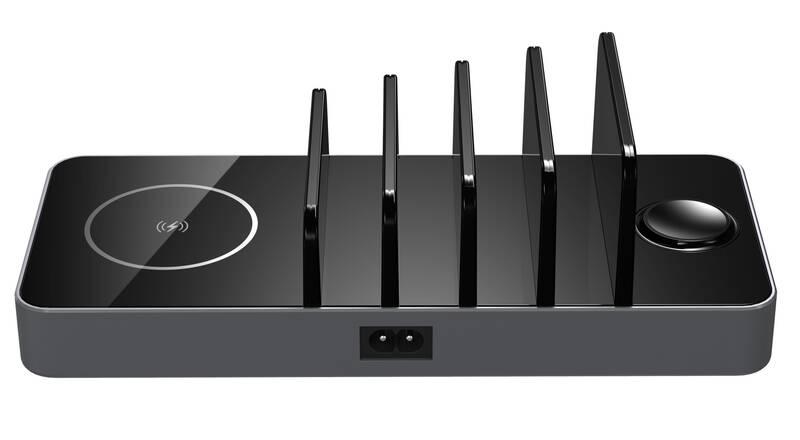 Bezdrátová nabíječka Prestigio ReVolt A6 6v1 černá