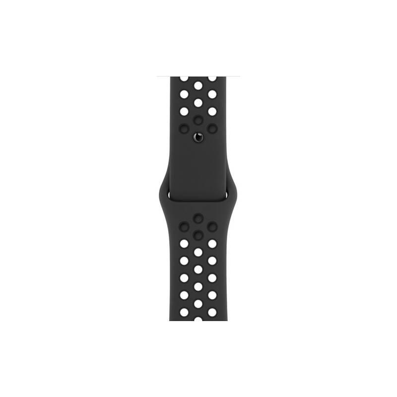 Chytré hodinky Apple Watch Nike Series 6 GPS Cellular, 40mm pouzdro z vesmírně šedého hliníku - antracitově černý sportovní řemínek Nike