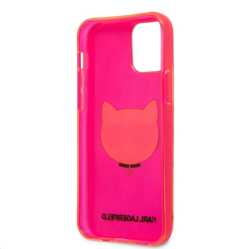 Kryt na mobil Karl Lagerfeld Choupette Head na Apple iPhone 12 Pro Max růžový