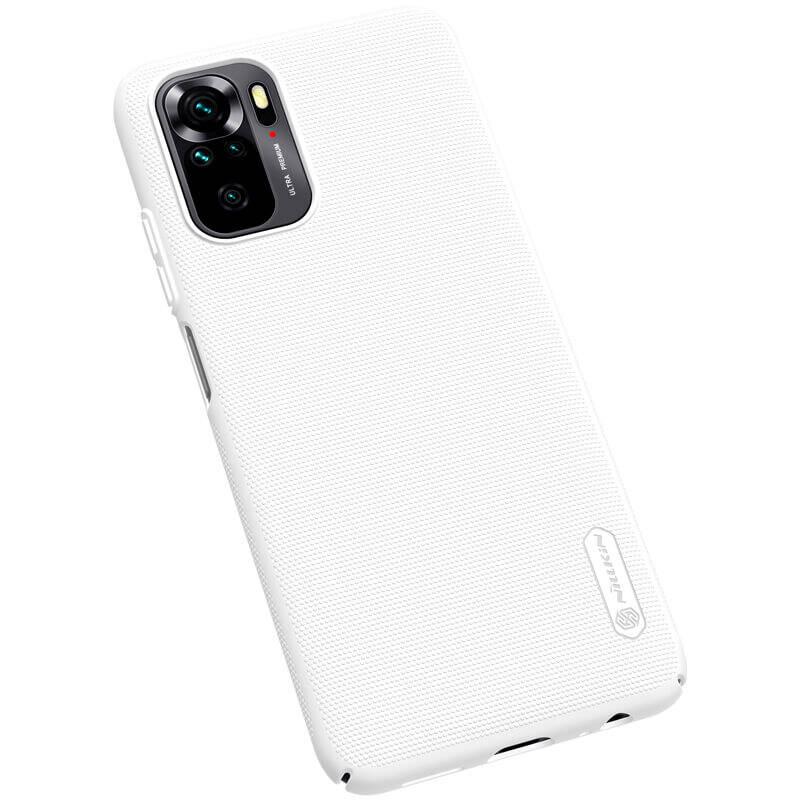 Kryt na mobil Nillkin Super Frosted na Xiaomi Redmi Note 10 10s bílý
