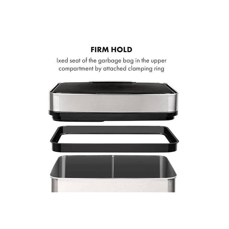 Odpadkový koš Klarstein Touchless, 72 l nerez