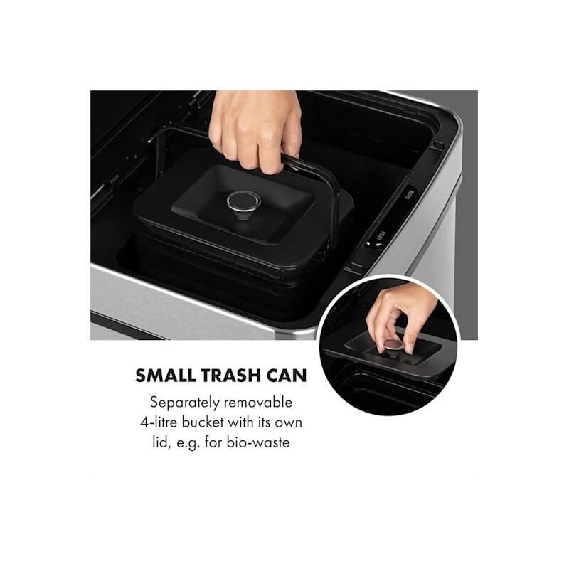 Odpadkový koš Klarstein Touchless, 72 l nerez