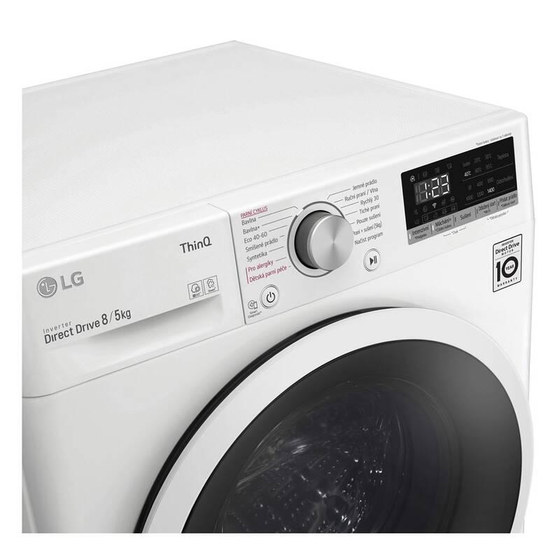 Pračka se sušičkou LG F4DT408AIDD bílá