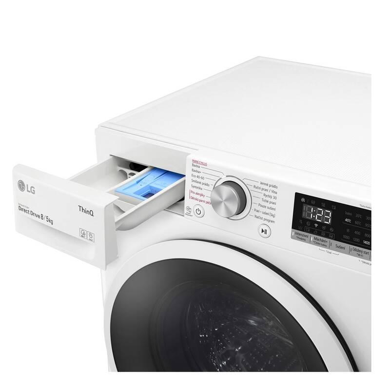 Pračka se sušičkou LG F4DT408AIDD bílá