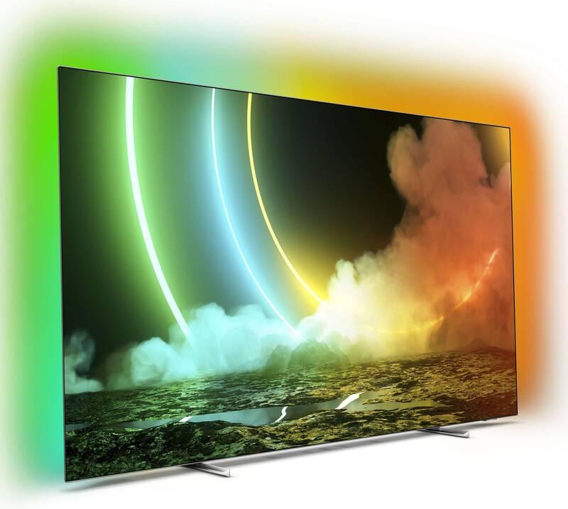 Televize Philips 55OLED706 stříbrná