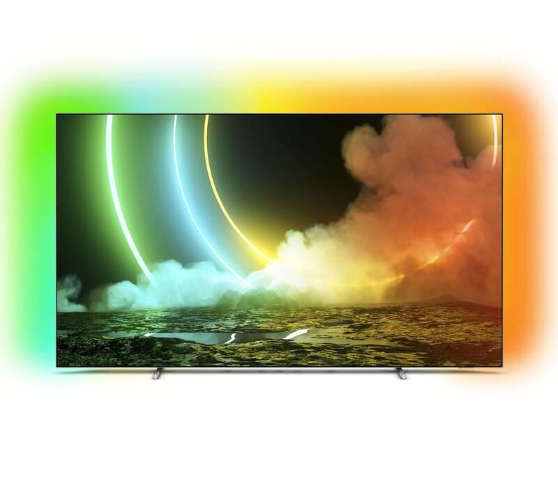 Televize Philips 55OLED706 stříbrná