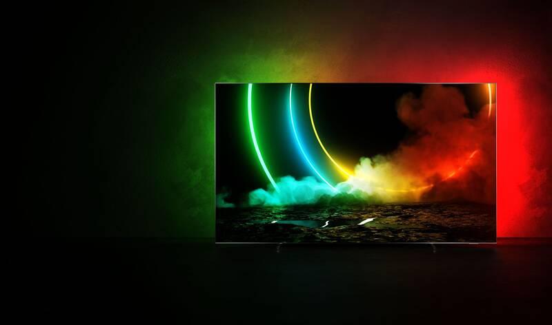Televize Philips 55OLED706 stříbrná