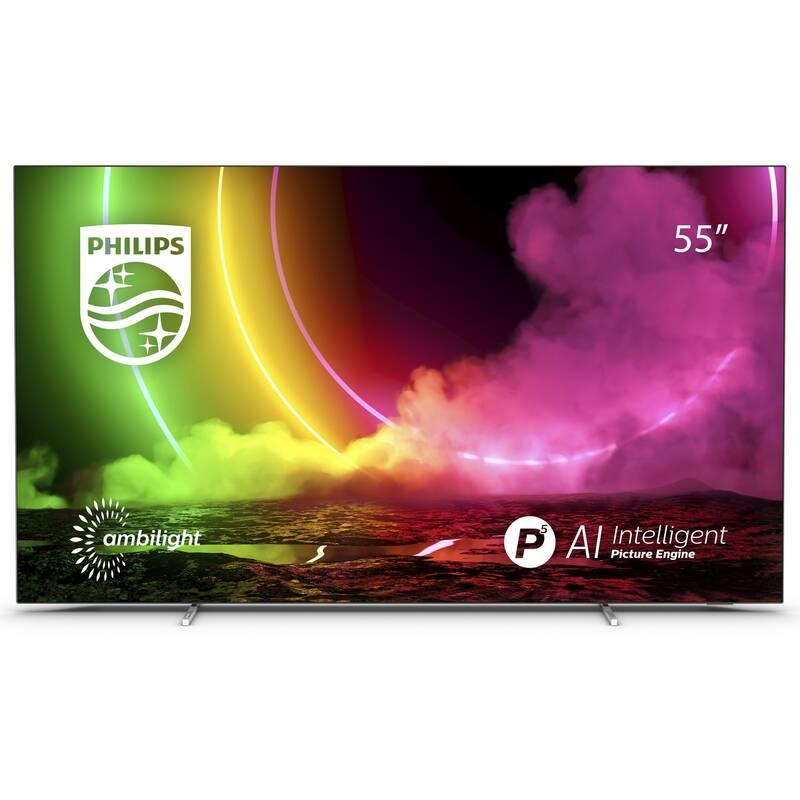 Televize Philips 55OLED806 šedá