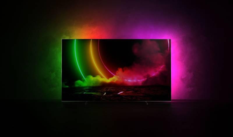 Televize Philips 65OLED806 šedá