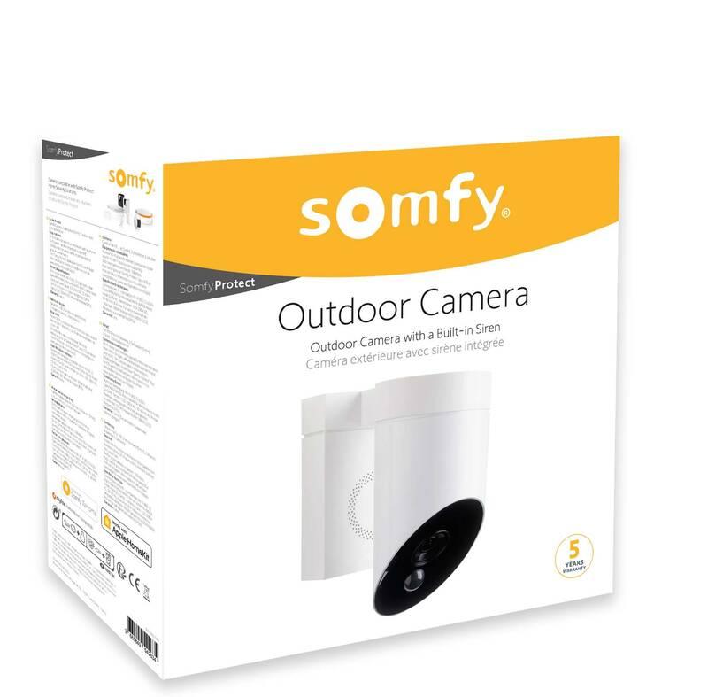 Venkovní bezpečnostní kamera Somfy bílá, Venkovní, bezpečnostní, kamera, Somfy, bílá