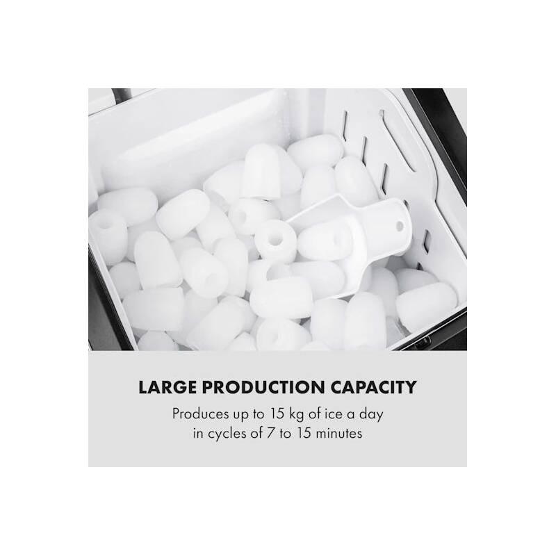 Výrobník ledu Klarstein Partytime stříbrný