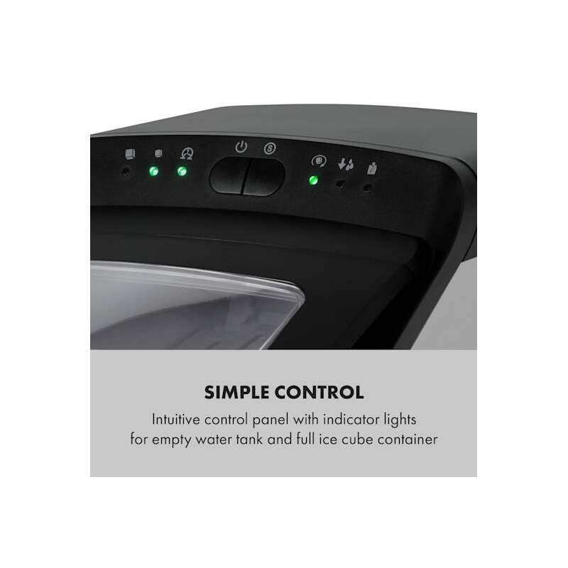 Výrobník ledu Klarstein Partytime stříbrný