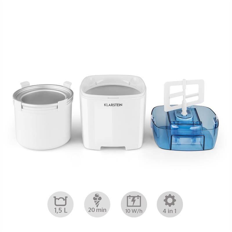 Zmrzlinovač Klarstein Creamberry bílý