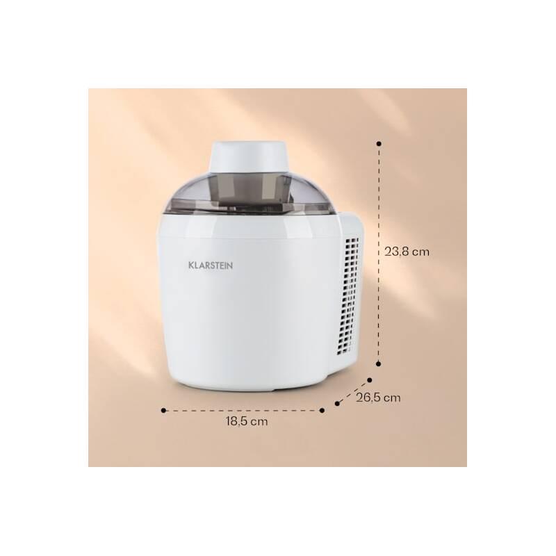 Zmrzlinovač Klarstein Schneeflöckchen bílý